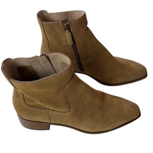 Cole Haan NWT Naia Suede Ankle Booties- Golden Toffee - 8